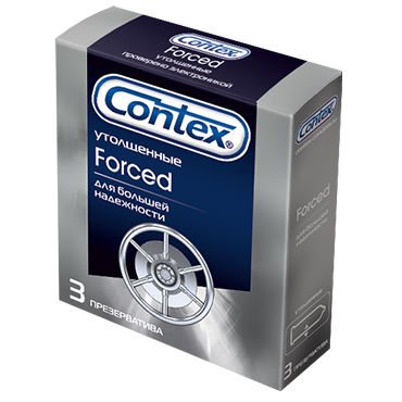 Contex Forced, 3 шт, Презервативы особо прочные Contex Forced, 3 шт, Презервативы особо прочные