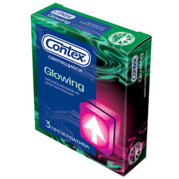 Contex Glowing, 12 шт - Презервативы светящиеся - купить в секс шопе Contex Glowing, 12 шт - Презервативы светящиеся - купить в секс шопе