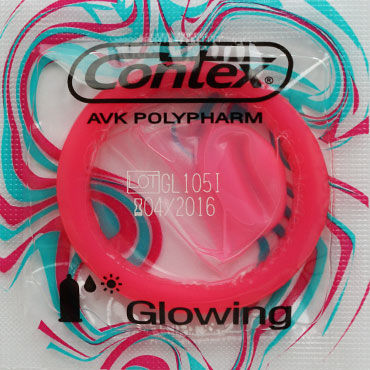 Contex Glowing, 12 шт, Презервативы светящиеся Contex Glowing, 12 шт, Презервативы светящиеся