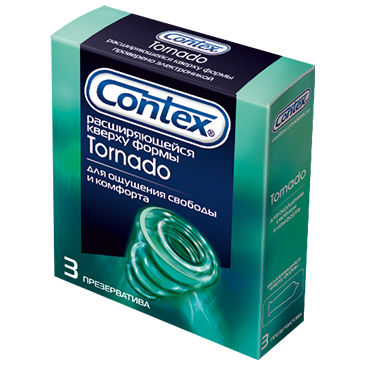 Contex Tornado, Презервативы анатомической формы Contex Tornado, Презервативы анатомической формы
