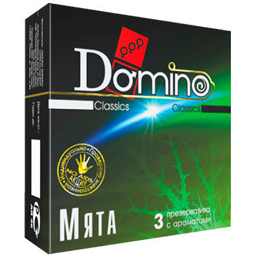 Domino Мята, Презервативы ароматизированные Domino Мята, Презервативы ароматизированные