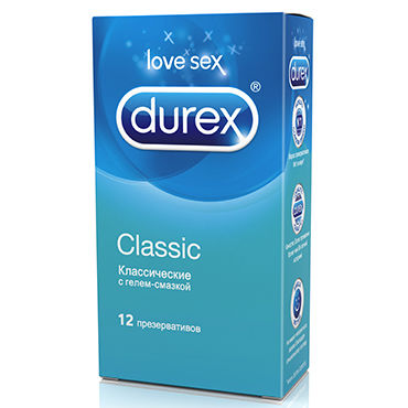 Durex Classic, 12 шт, Презервативы классические Durex Classic, 12 шт, Презервативы классические