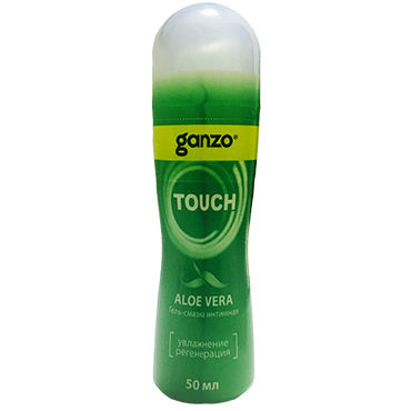 Ganzo Touch Aloe Vera, 50 мл, Увлажняющий и регенерирующий лубрикант с алое вера Ganzo Touch Aloe Vera, 50 мл, Увлажняющий и регенерирующий лубрикант с алое вера