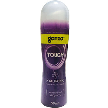 Ganzo Touch Hyaluronic, 50 мл, Увлажняющий лубрикант с гиалуроновой кислотой Ganzo Touch Hyaluronic, 50 мл, Увлажняющий лубрикант с гиалуроновой кислотой