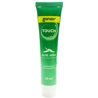 Ganzo Touch Aloe Vera, 30 мл, Увлажняющий и регенерирующий лубрикант с алое вера Ganzo Touch Aloe Vera, 30 мл, Увлажняющий и регенерирующий лубрикант с алое вера