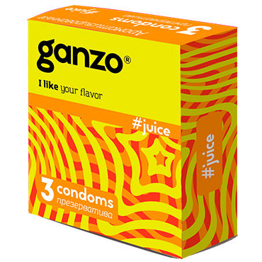 Ganzo Juice, Презервативы ароматизированные Ganzo Juice, Презервативы ароматизированные