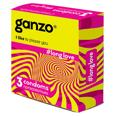 Ganzo Long Love, Презервативы продлевающие Ganzo Long Love, Презервативы продлевающие