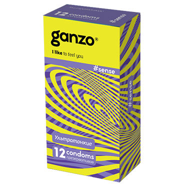 Ganzo Sence, Презервативы ультратонкие Ganzo Sence, Презервативы ультратонкие