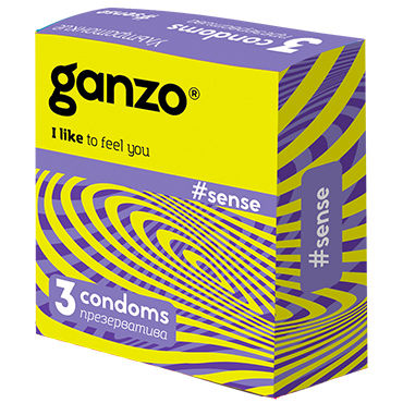 Ganzo Sence, Презервативы ультратонкие Ganzo Sence, Презервативы ультратонкие