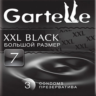 Gartelle XXL Black, Черные увеличенного размера Gartelle XXL Black, Черные увеличенного размера