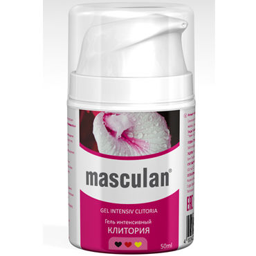Masculan Gel Intensiv Clitoria, 50 мл, Гель-смазка, усиливающая оргазм Masculan Gel Intensiv Clitoria, 50 мл, Гель-смазка, усиливающая оргазм