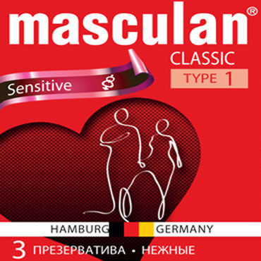 Masculan Classic Sensitive, Презервативы классические Masculan Classic Sensitive, Презервативы классические
