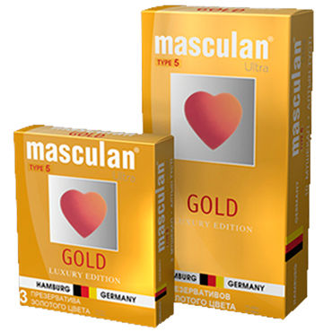 Masculan Gold Luxury Edition, Презервативы с золотистым напылением и другие товары Masculan с фото Masculan Gold Luxury Edition, Презервативы с золотистым напылением и другие товары Masculan с фото