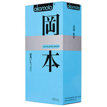 Okamoto Skinless Skin Super Lubricated, Презервативы с обильной смазкой для максимально естественных ощущений Okamoto Skinless Skin Super Lubricated, Презервативы с обильной смазкой для максимально естественных ощущений