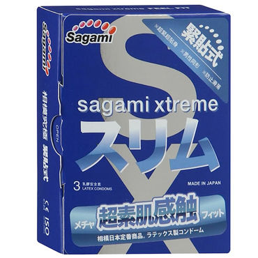 Sagami Xtreme Feel Fit, Презервативы 3-d формы для максимального комфорта Sagami Xtreme Feel Fit, Презервативы 3-d формы для максимального комфорта