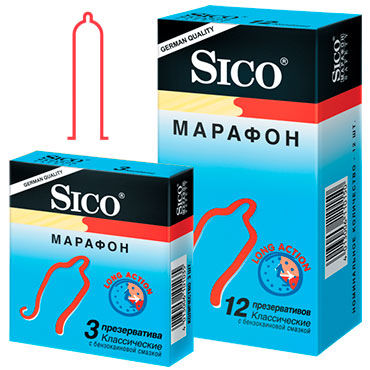 Sico Марафон - Презервативы продлевающие - купить в секс шопе Sico Марафон - Презервативы продлевающие - купить в секс шопе