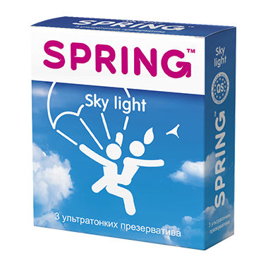Spring Sky Light, Презервативы ультратонкие Spring Sky Light, Презервативы ультратонкие