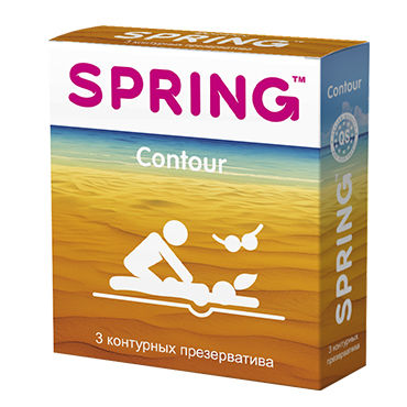 Spring Contour, Презервативы анатомической формы Spring Contour, Презервативы анатомической формы