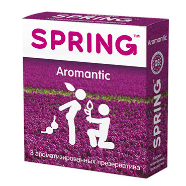 Spring Aromantic, Презервативы с ароматом тропических фруктов Spring Aromantic, Презервативы с ароматом тропических фруктов
