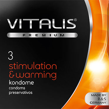 Vitalis Stimulation & Warming, Презервативы с согревающим эффектом Vitalis Stimulation & Warming, Презервативы с согревающим эффектом