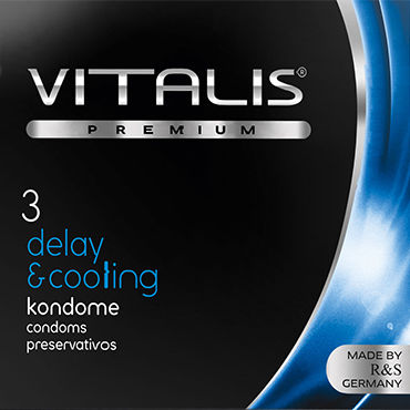 Vitalis Delay & Cooling, Презервативы с охлаждающим эффектом Vitalis Delay & Cooling, Презервативы с охлаждающим эффектом