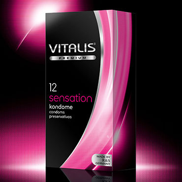 Vitalis Sensation - Презервативы с кольцами и пупырышками - купить в секс шопе Vitalis Sensation - Презервативы с кольцами и пупырышками - купить в секс шопе