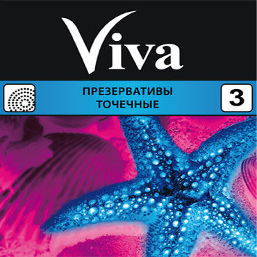 Viva Точечные, Презервативы с пупырышками Viva Точечные, Презервативы с пупырышками