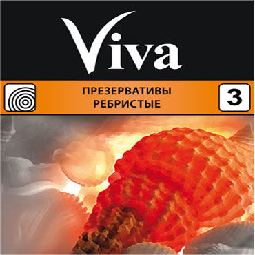 Viva Ребристые, Презервативы с кольцами Viva Ребристые, Презервативы с кольцами