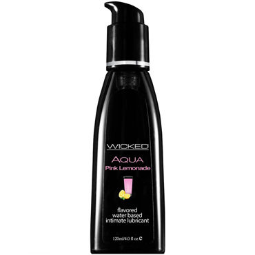 Wicked Aqua Pink Lemonade, 120 мл, Лубрикант со вкусом розового лимонада Wicked Aqua Pink Lemonade, 120 мл, Лубрикант со вкусом розового лимонада