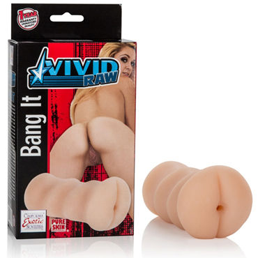 California Exotic Vivid Raw Bang It Ass, телесный, Компактный мастурбатор, анус California Exotic Vivid Raw Bang It Ass, телесный, Компактный мастурбатор, анус