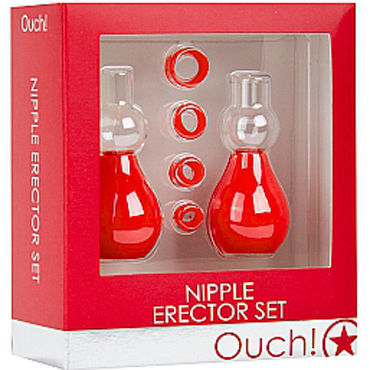 Shots Toys Nipple Erector Set, красный - фото, отзывы Shots Toys Nipple Erector Set, красный - фото, отзывы