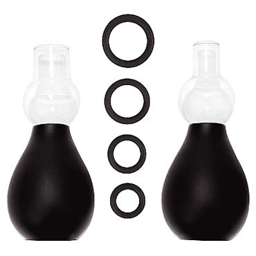 Shots Toys Nipple Erector Set, черный, Набор для стимуляции груди Shots Toys Nipple Erector Set, черный, Набор для стимуляции груди