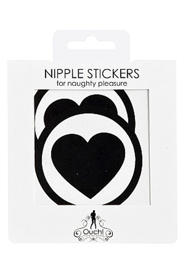 Shots Toys Nipple Sticker Round Hearts, черные - фото, отзывы Shots Toys Nipple Sticker Round Hearts, черные - фото, отзывы