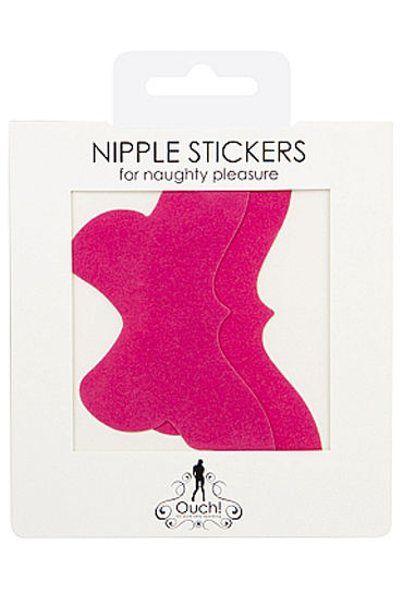 Shots Toys Nipple Sticker Butterfly, розовые - фото, отзывы Shots Toys Nipple Sticker Butterfly, розовые - фото, отзывы