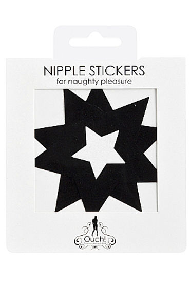 Shots Toys Nipple Sticker Stars, черные - фото, отзывы Shots Toys Nipple Sticker Stars, черные - фото, отзывы