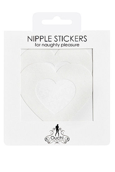 Shots Toys Nipple Sticker Open Hearts, белые - фото, отзывы Shots Toys Nipple Sticker Open Hearts, белые - фото, отзывы