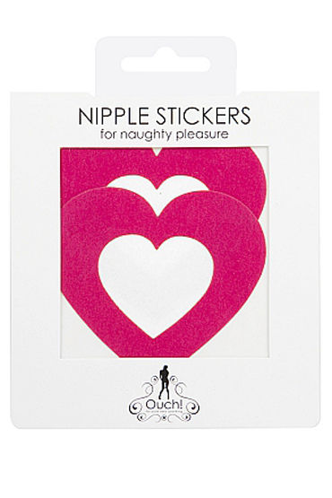 Shots Toys Nipple Sticker Open Hearts, розовые - фото, отзывы Shots Toys Nipple Sticker Open Hearts, розовые - фото, отзывы