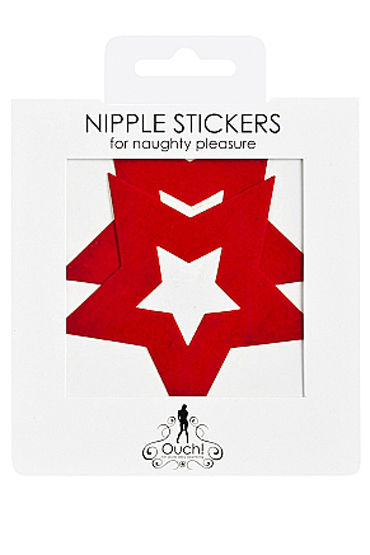 Shots Toys Nipple Sticker Stars, красные - фото, отзывы Shots Toys Nipple Sticker Stars, красные - фото, отзывы