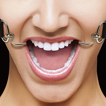 Shots Toys Hook Gag, черный, Расширяющий кляп Shots Toys Hook Gag, черный, Расширяющий кляп