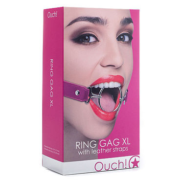 Shots Toys Ring Gag XL, розовый - фото, отзывы Shots Toys Ring Gag XL, розовый - фото, отзывы