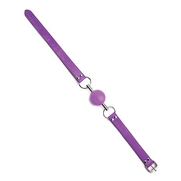 Shots Toys Solid Ball Gag, фиолетовый - фото, отзывы Shots Toys Solid Ball Gag, фиолетовый - фото, отзывы