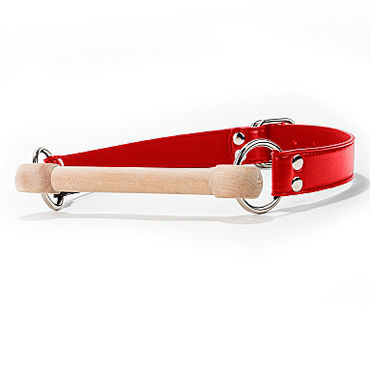 Shots Toys Wooden Bridle, красный - фото, отзывы Shots Toys Wooden Bridle, красный - фото, отзывы