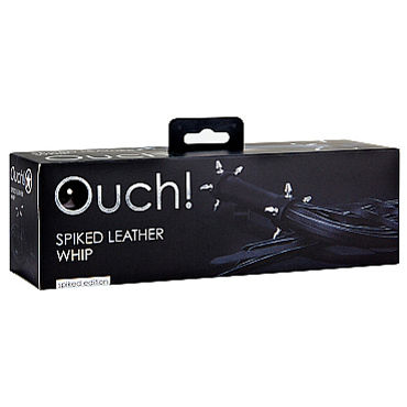 Shots Toys Spiked Leather Whip - фото, отзывы Shots Toys Spiked Leather Whip - фото, отзывы