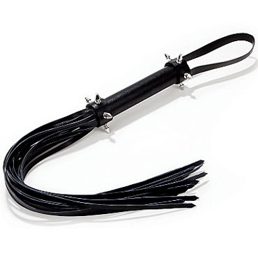Shots Toys Spiked Leather Whip, Многохвостая плеть Shots Toys Spiked Leather Whip, Многохвостая плеть