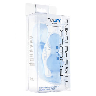 Toy Joy Manpower Plug & Penisring, голубая - фото, отзывы Toy Joy Manpower Plug & Penisring, голубая - фото, отзывы