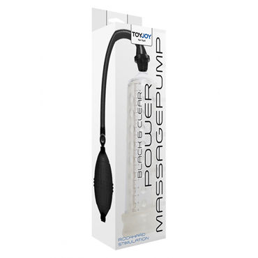 Toy Joy Power Massage Pump W. Sleeve, прозрачная - фото, отзывы Toy Joy Power Massage Pump W. Sleeve, прозрачная - фото, отзывы