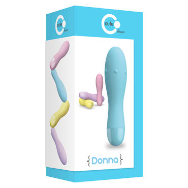 Toy Joy Donna Vibrator, голубой - фото, отзывы Toy Joy Donna Vibrator, голубой - фото, отзывы