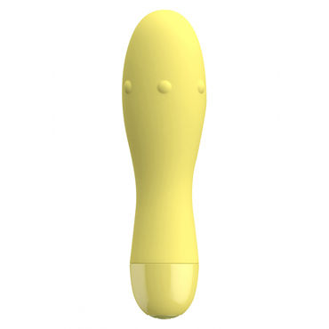 Toy Joy Donna Vibrator, желтый, Вибратор с пупырышками Toy Joy Donna Vibrator, желтый, Вибратор с пупырышками