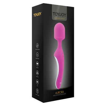 Toy Joy Aurora Bodywand Massager, розовый - фото, отзывы Toy Joy Aurora Bodywand Massager, розовый - фото, отзывы