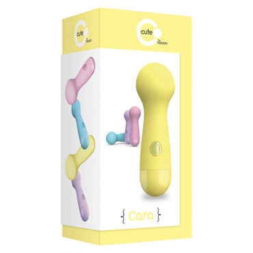 Toy Joy Cara Small Wand Massager, желтый - фото, отзывы Toy Joy Cara Small Wand Massager, желтый - фото, отзывы